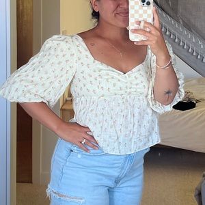 Neuflora floral blouse